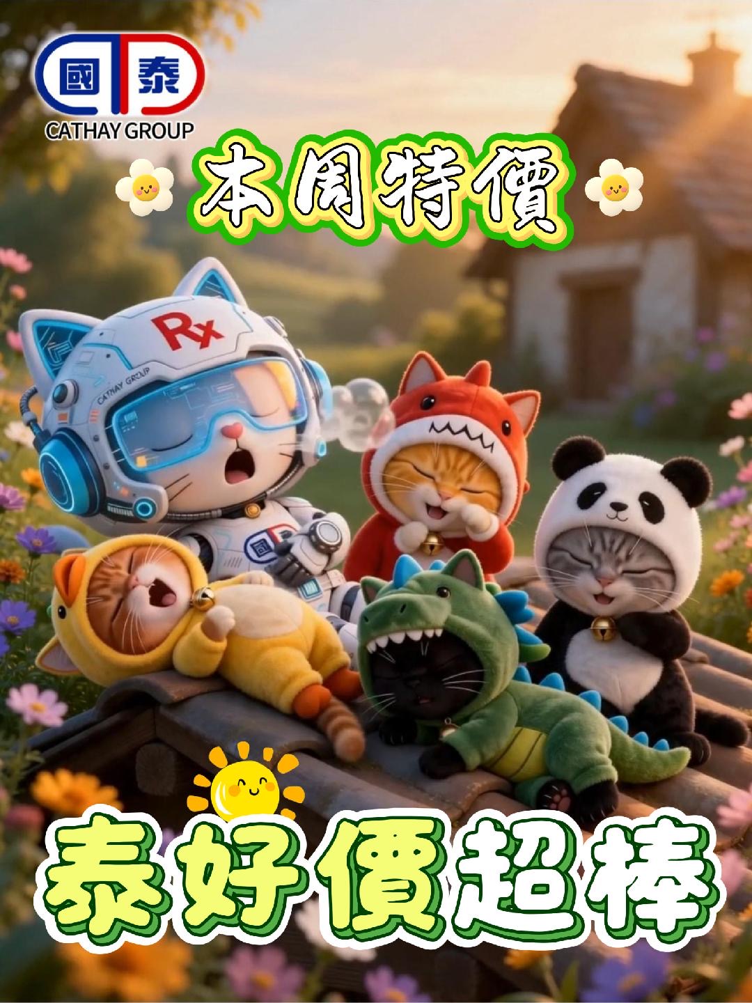 📣 國泰「泰好價」美妝護理產品合集，全家適用！🧴