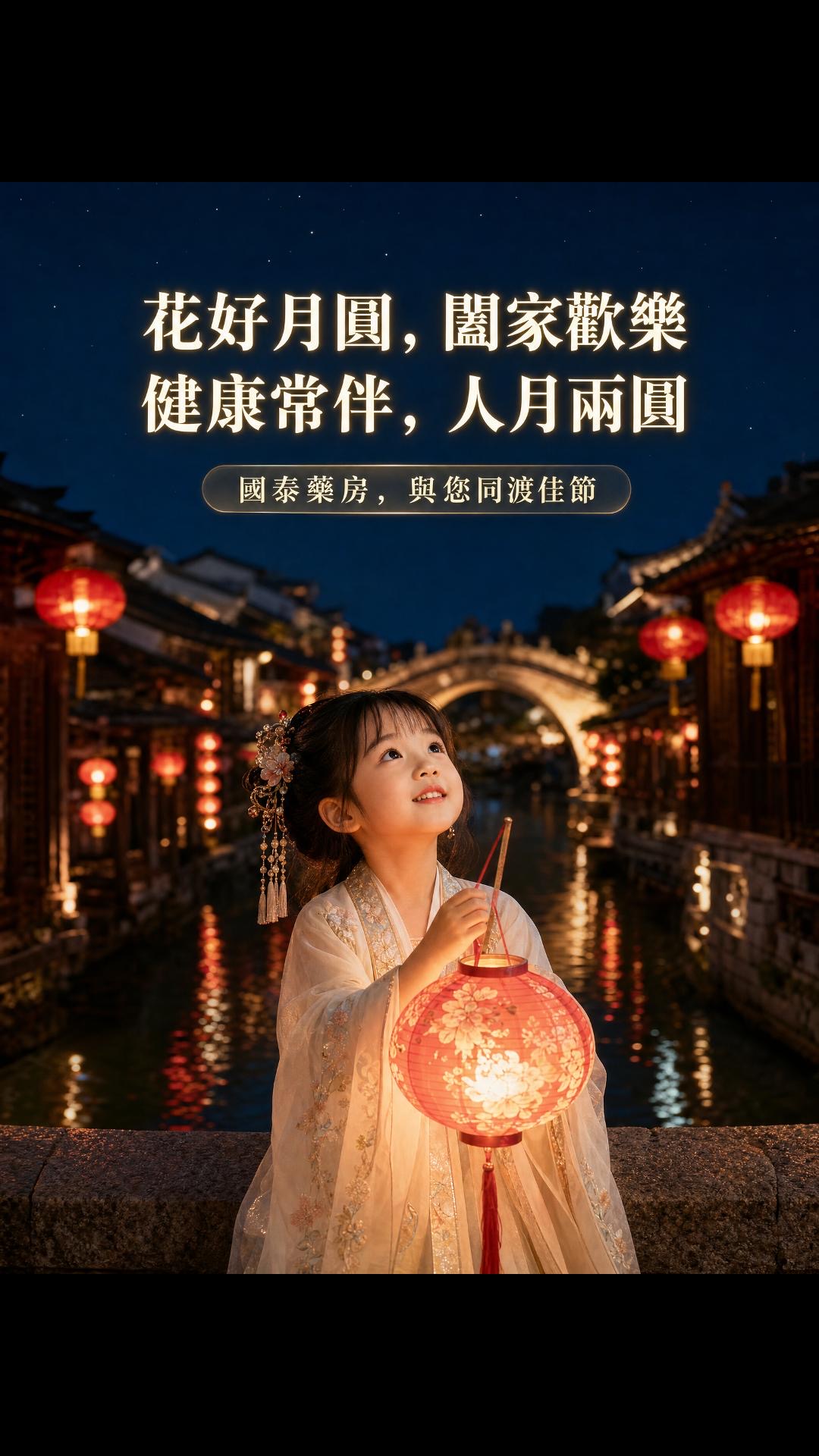 🌕國泰藥房｜中秋佳節，花好月圓✨