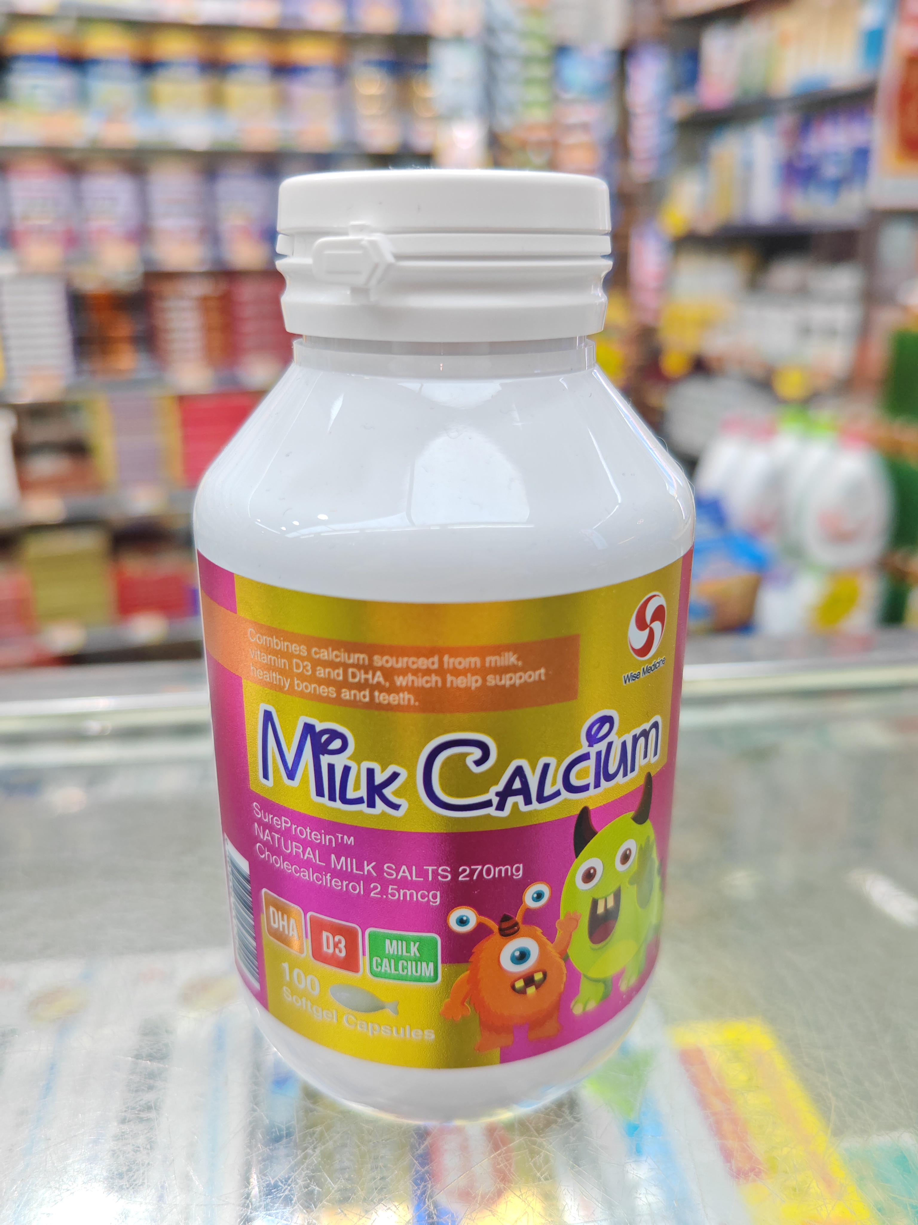 Wise Medicine Milk Calcium 100s