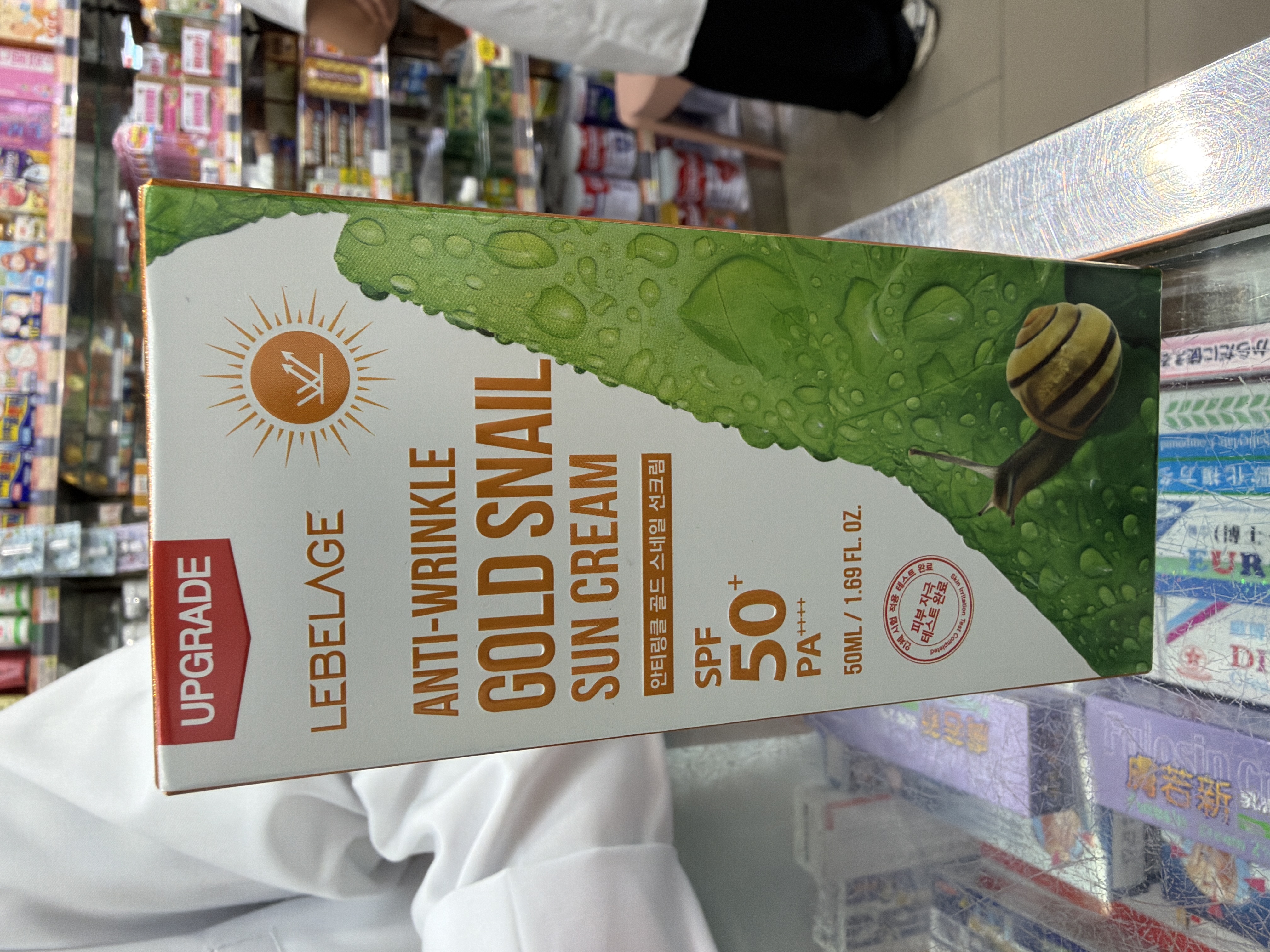 Lebelage金蝸牛抗皺防曬霜SPF 50+PA+++50ml(新包裝)
