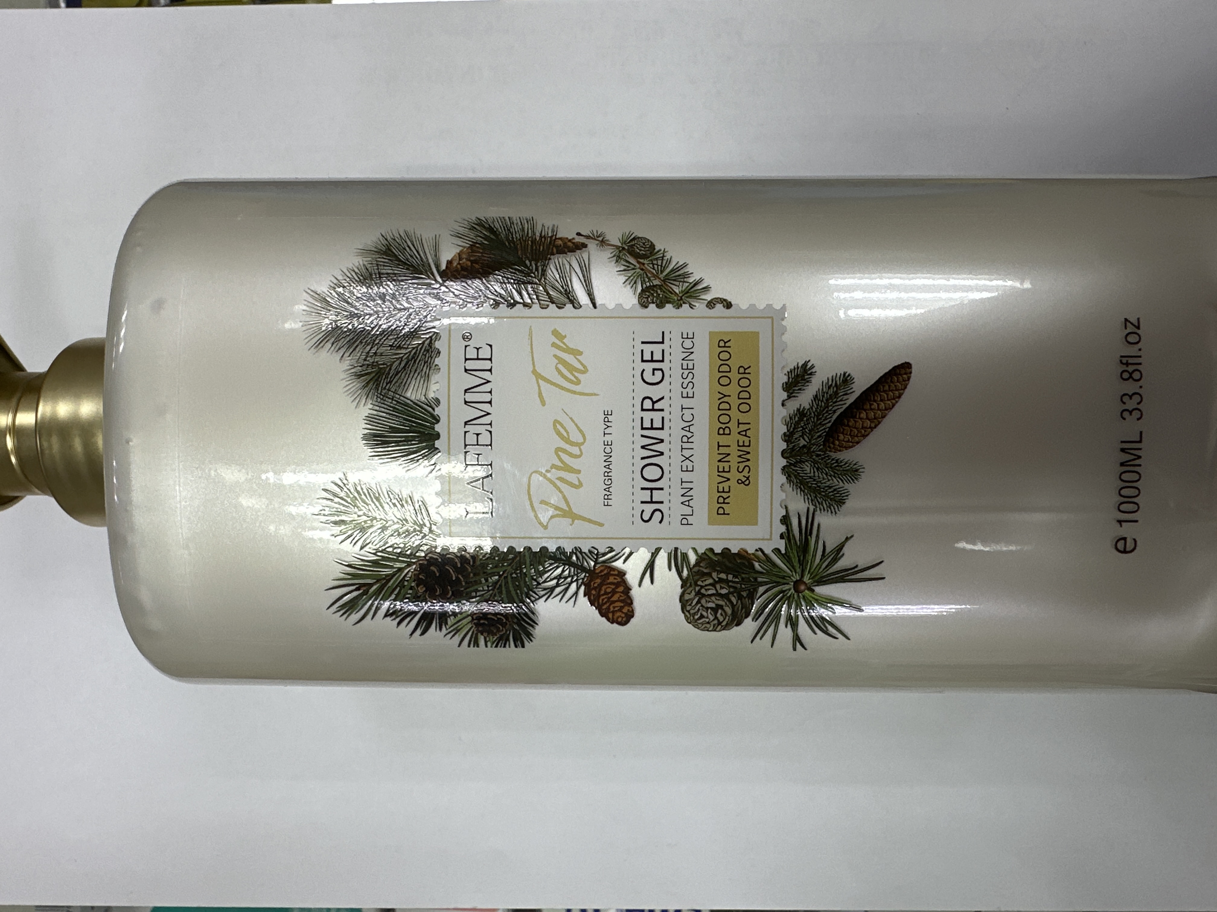 LAFEMME香氛沐浴露1000ML 松焦油味