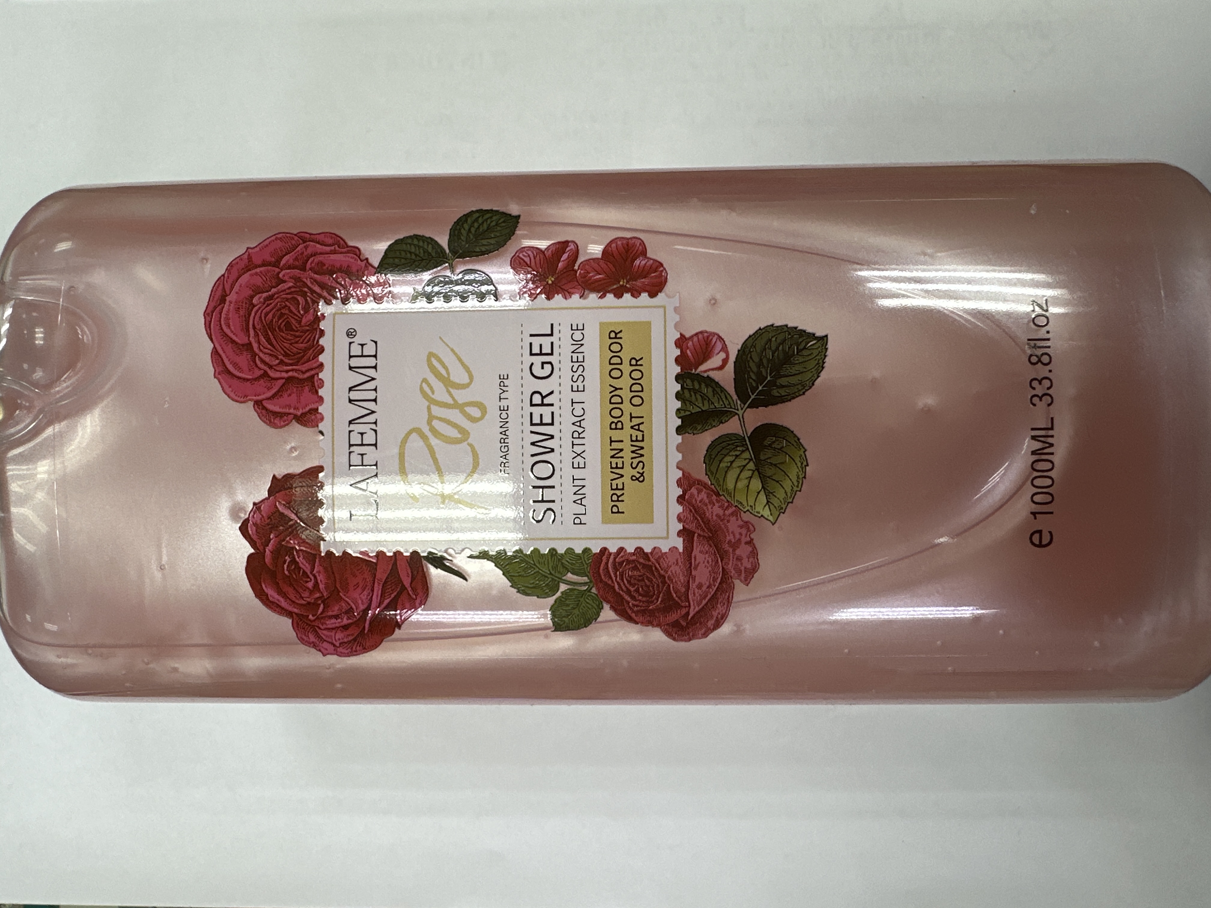 LAFEMME香氛沐浴露1000ML 玫瑰味