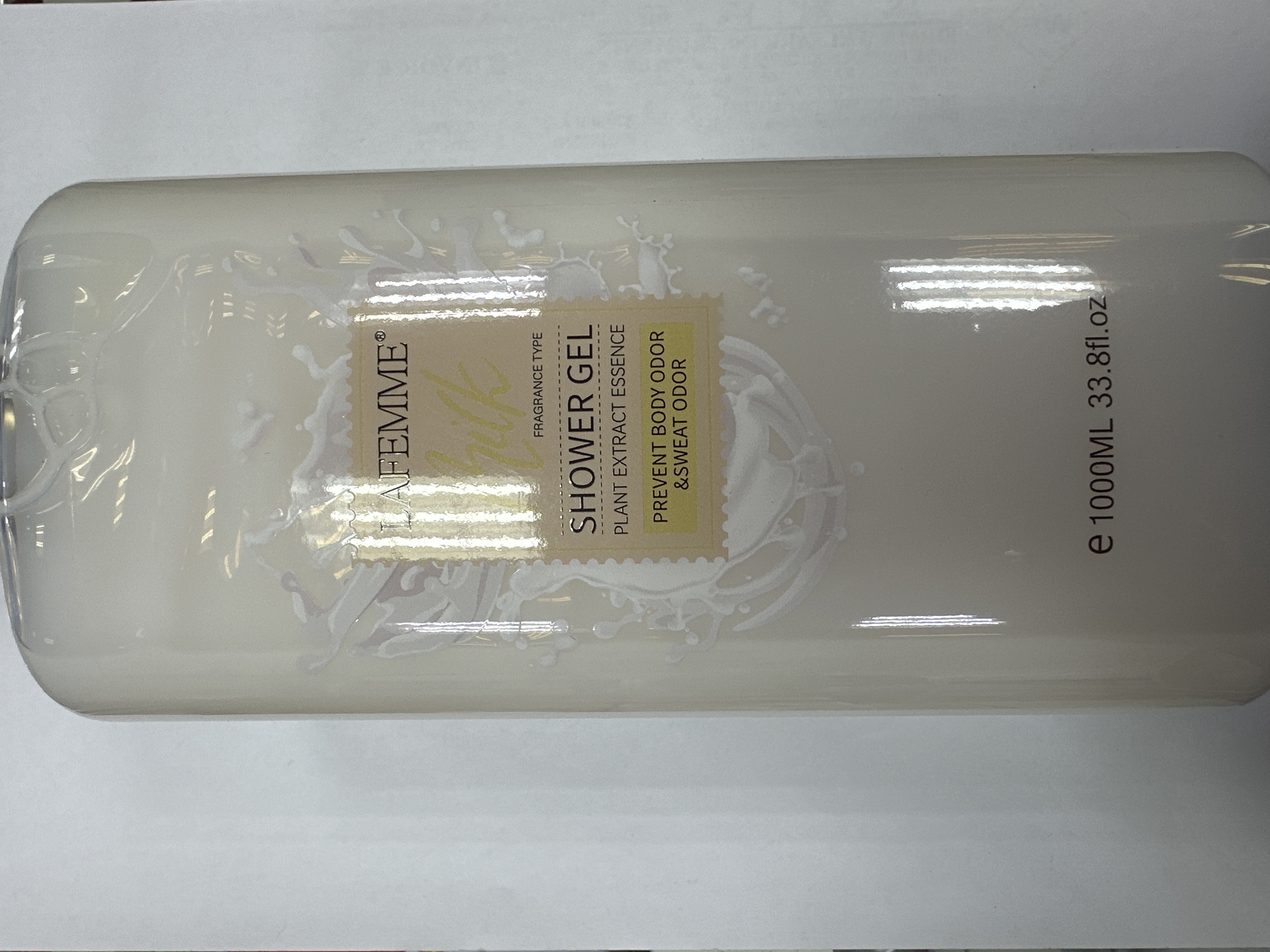 LAFEMME香氛沐浴露1000ML 牛奶味