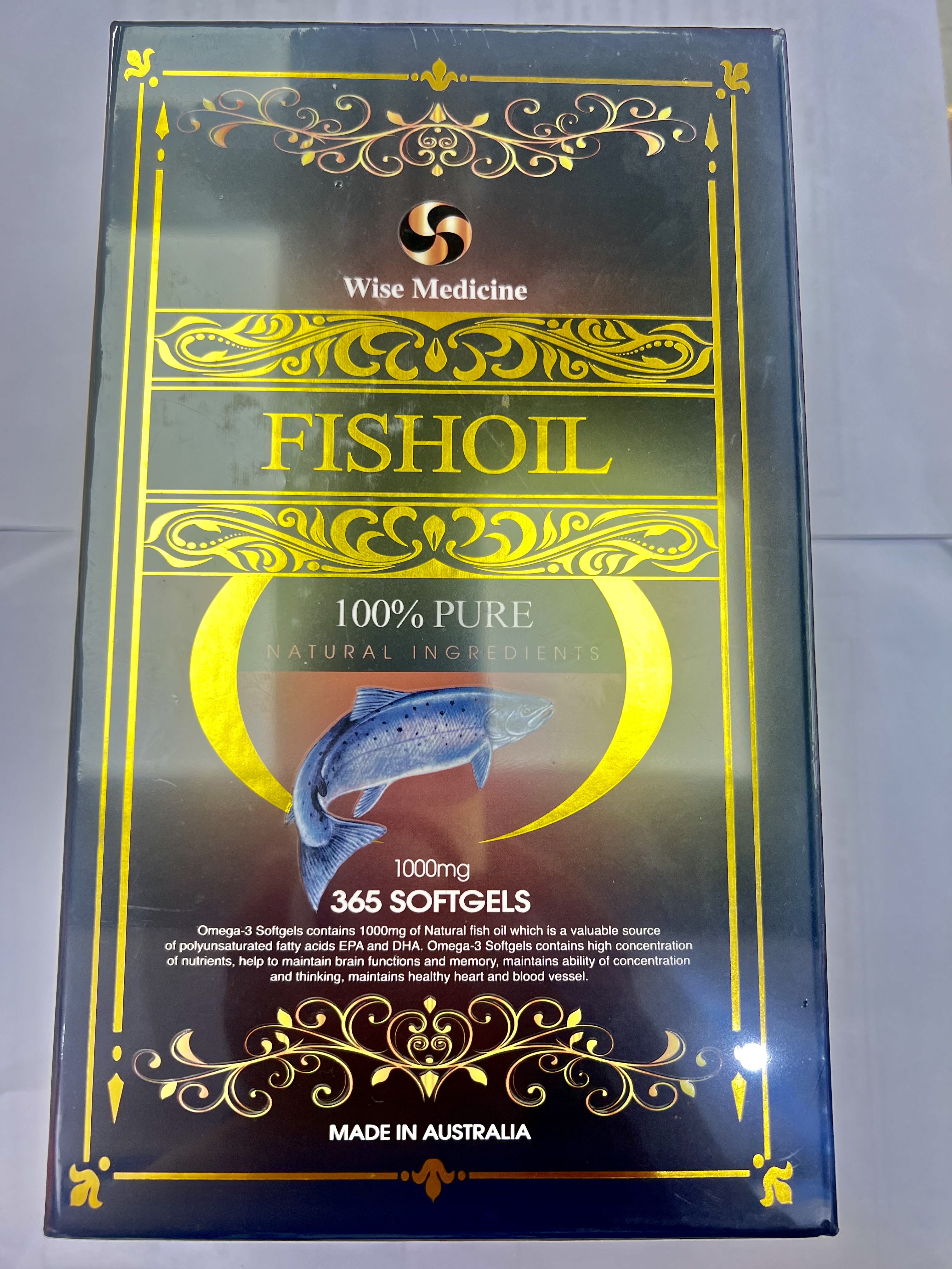 Wise Medicine威斯 Lecithin 1000mg (100%高純度)(精品盒)