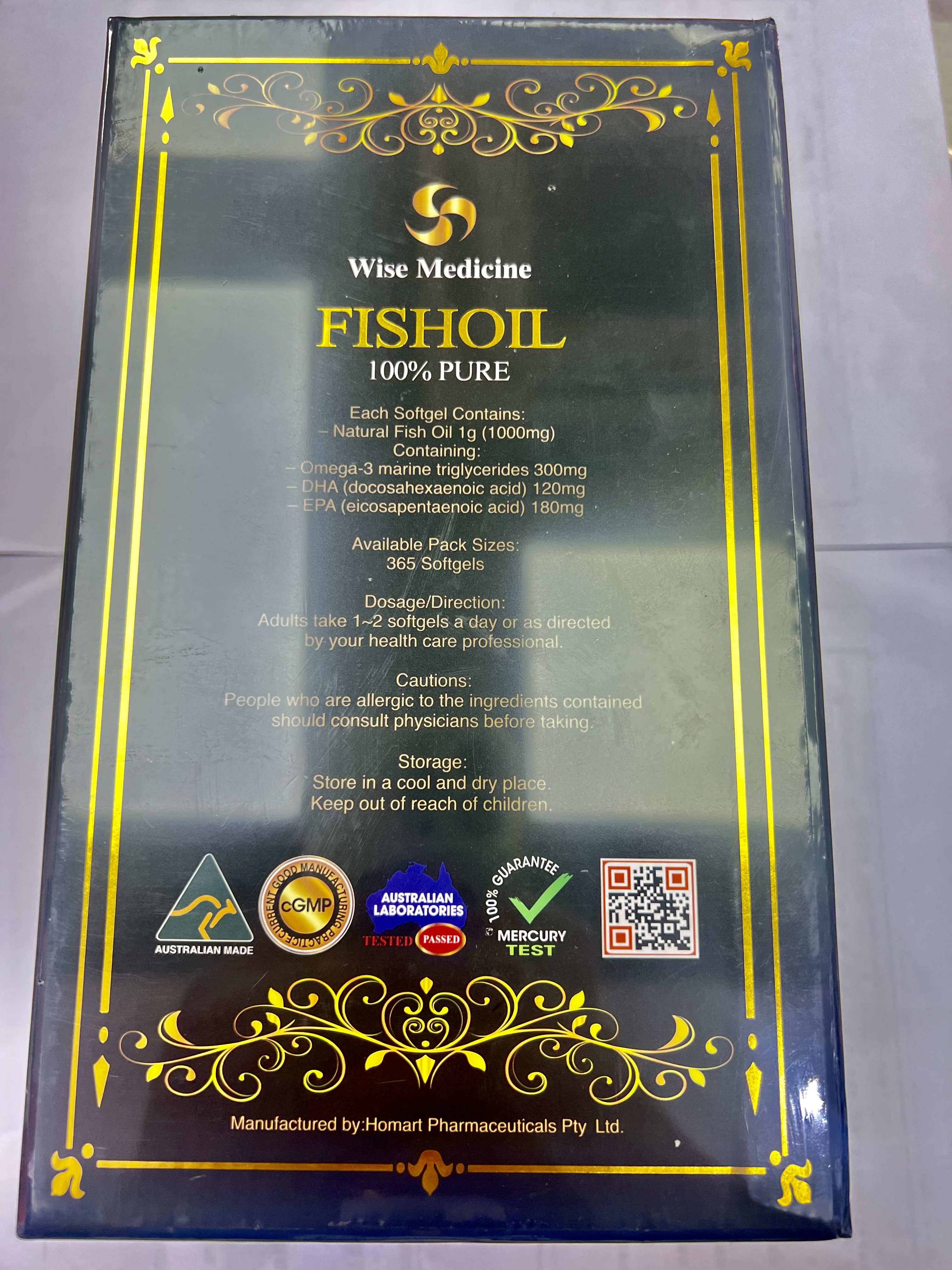 Wise Medicine威斯 Lecithin 1000mg (100%高純度)(精品盒)