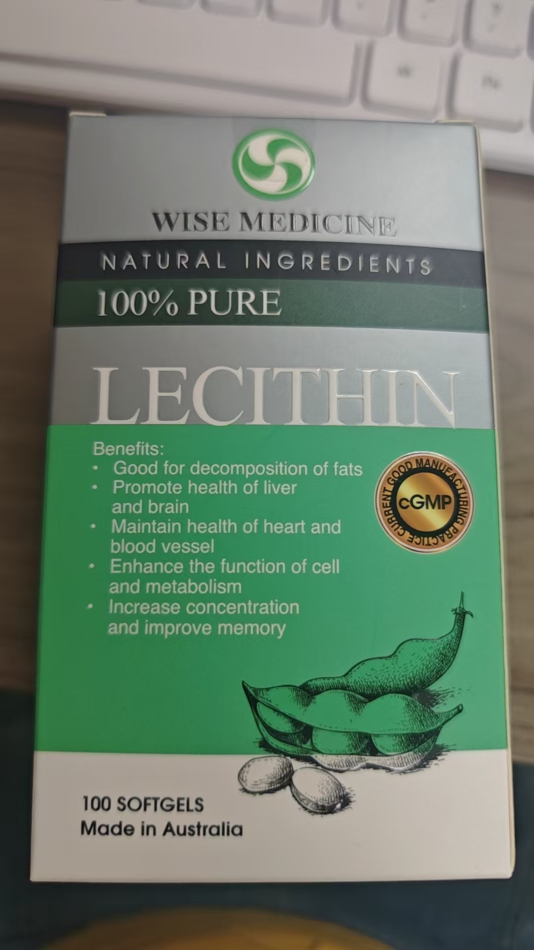 Wise Medicine威斯 Pure Lecithin 100s