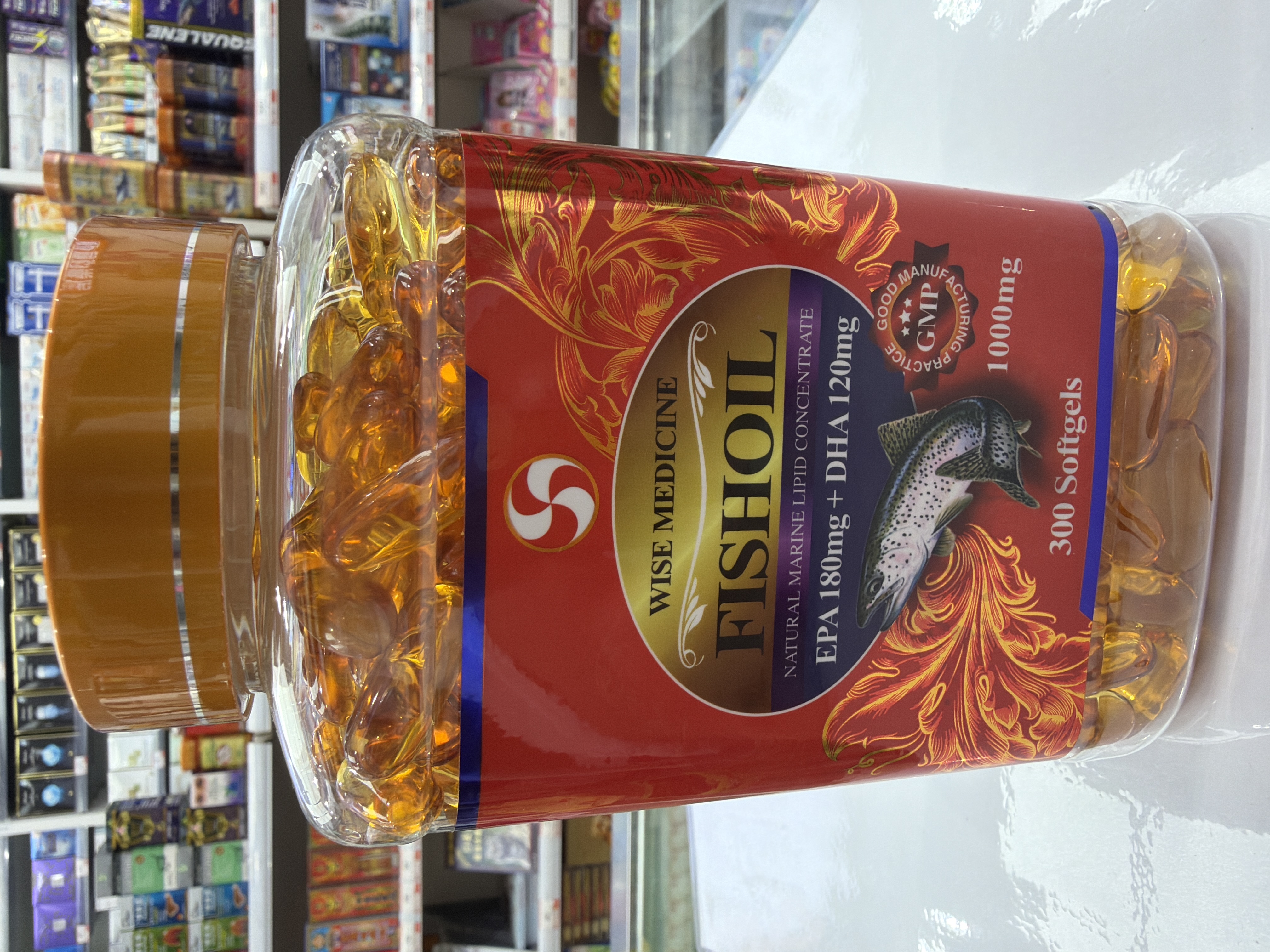WISE奧米加3魚油 300粒(新方樽)