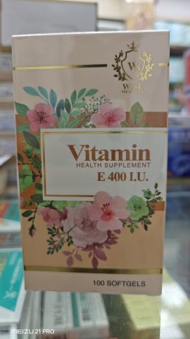 Wise威斯藥業-維他命E 100粒 Vitamin E 400IU