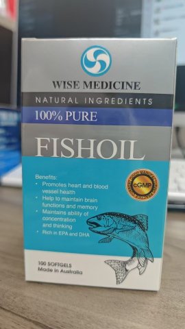 Wise Medicine威斯 Pure Fishoil 100s