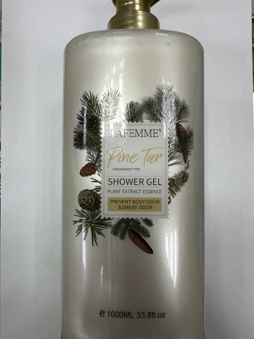 LAFEMME香氛沐浴露1000ML 松焦油味
