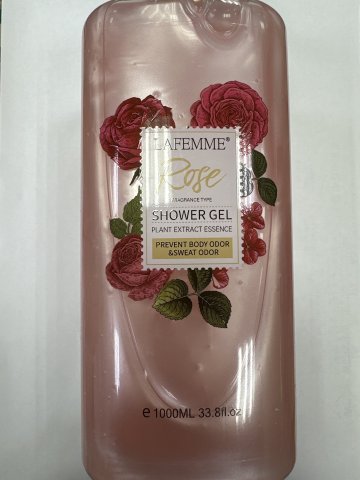 LAFEMME香氛沐浴露1000ML 玫瑰味
