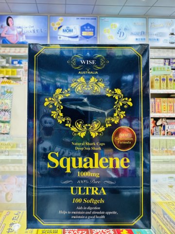 Wise Squalene 1000mg 100% Pure_A-004 100s