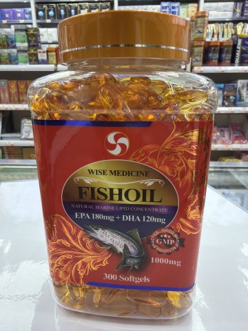 WISE奧米加3魚油 300粒(新方樽)