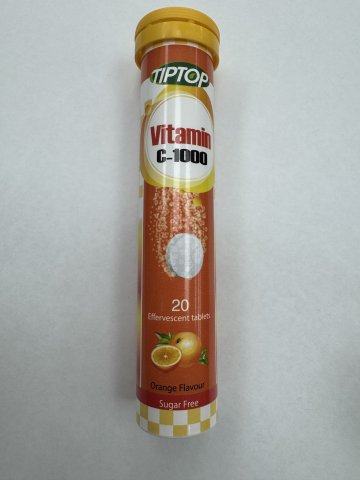 TipTop Vitamin-C 泡騰片_橙味_20片