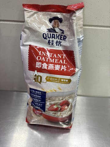 桂格即食燕麥片-包-紅色