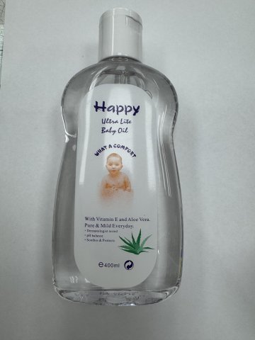 HAPPY  樂怡嬰兒潤膚油400ML
