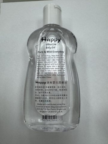 HAPPY  樂怡嬰兒潤膚油400ML