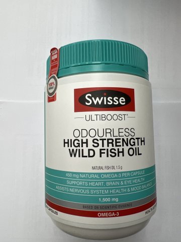 SWISSE無腥味高濃度野生魚油