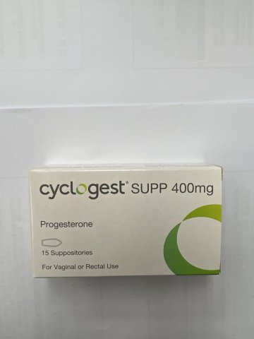 CYCLOGEST SUPP 400MG 15粒裝