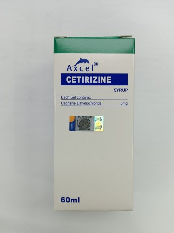 Axcel Cetirizine Syrup 5mg/5ml_60ml(支)