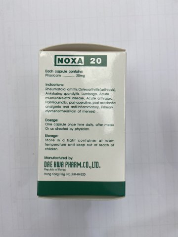 娜莎60粒 NOXA 20