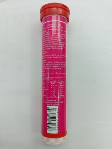TipTop Vitamin-C 泡騰片_草莓味_20片