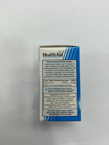 Vitamin B12 1000mcg Tabs 50s