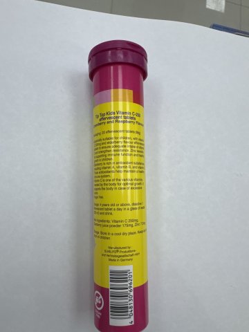 TipTop Kids Vitamin C泡騰片-接骨木果味