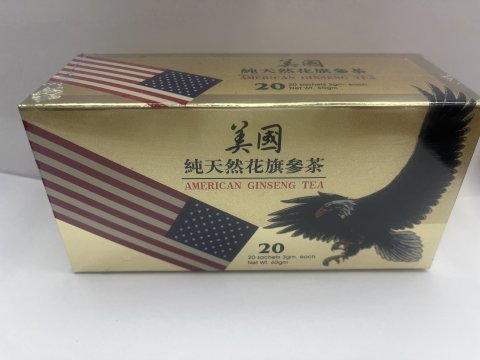 美國純天然花旗參茶
