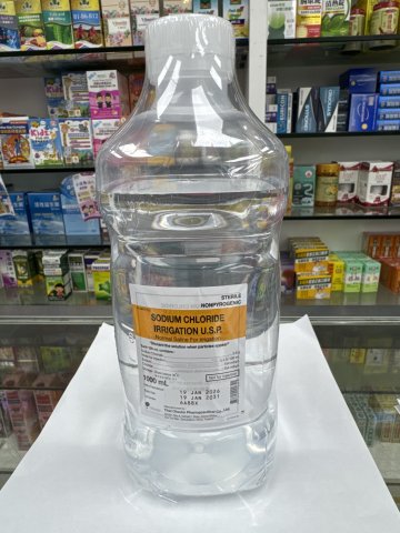 Irrigation sodium chloride inj USP 生理鹽水1000ml