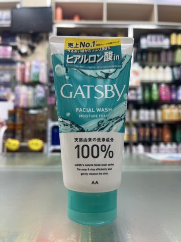 GATSBY泡沫潔面乳130G-水潤保濕130(綠色)
