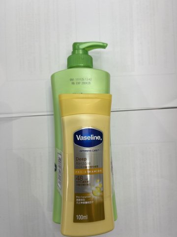 VASELINE凡士林蘆薈舒緩潤膚露320ML+100ML