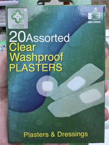 A&E膠布透明 A&E PLASTERS CLEAR WASHPROOF & DRESSINGS
