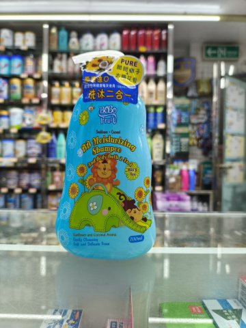 Bobo fruit 洗髮沐浴2合一（葡萄+藍莓）700ML