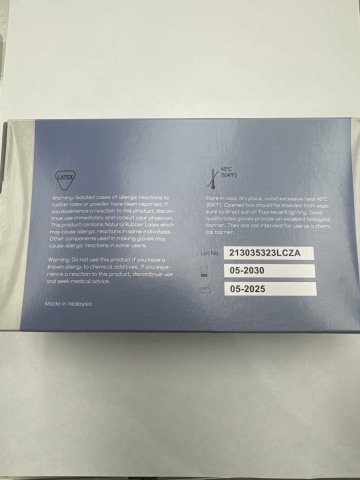 Peace馬來西亞乳膠檢查手套100s M碼