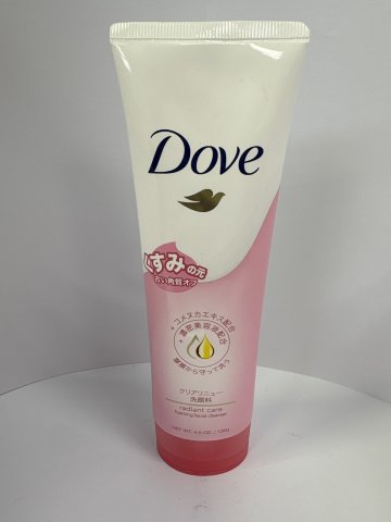 DOVE多芬潔面乳130G-去角質(粉)