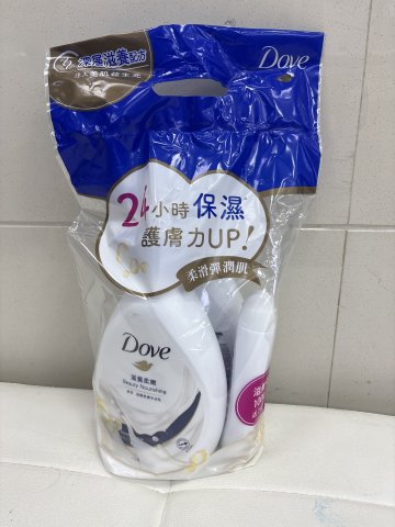 多芬沐浴套裝(滋潤x2)1000ml +贈品200ml