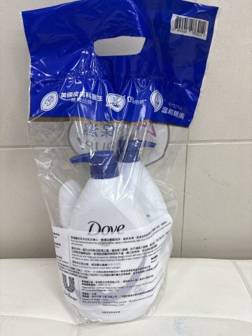 多芬沐浴套裝(滋潤x2)1000ml +贈品200ml