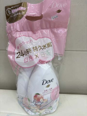 多芬沐浴露套裝(白桃+白茶)