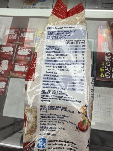 桂格即食燕麥片 200g