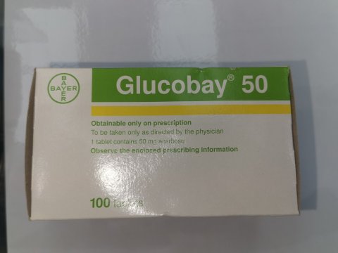 GLUCOBAY TAB. 拜糖平 50MG 100TAB