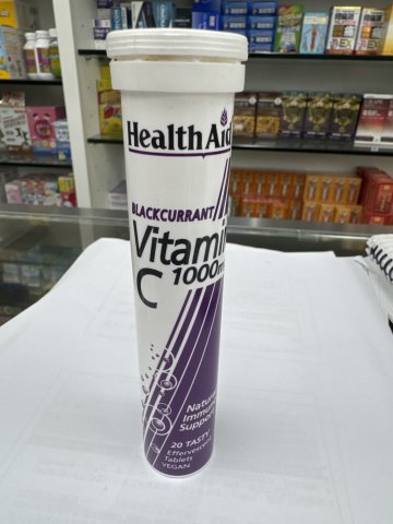 Vitamin C 1000mg Effervescent Tabs 20`s(Blackcurrant)
