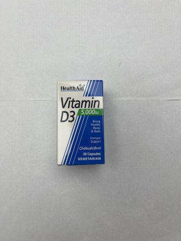 Vitamin D3 5000iu caps 30s