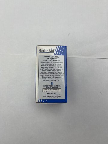 Vitamin D3 5000iu caps 30s