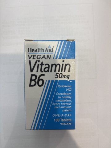 Vitamin B6 50mg Tabs 100s