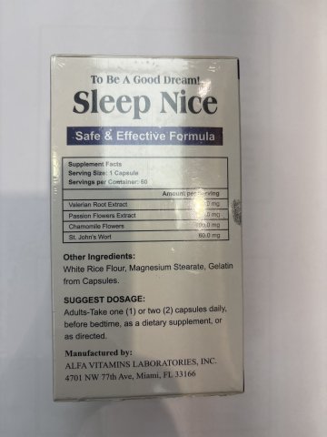 美國爾眠靜寧神安睡丸 60粒