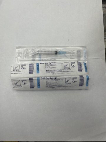 BD 3ML Disp.SYRINGE針筒(連針咀)