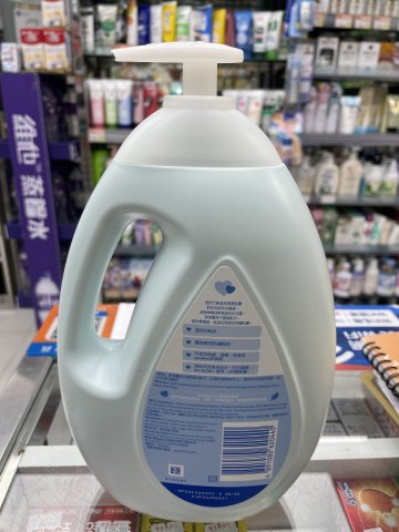 強生嬰兒特溫和沐浴露(藍色)