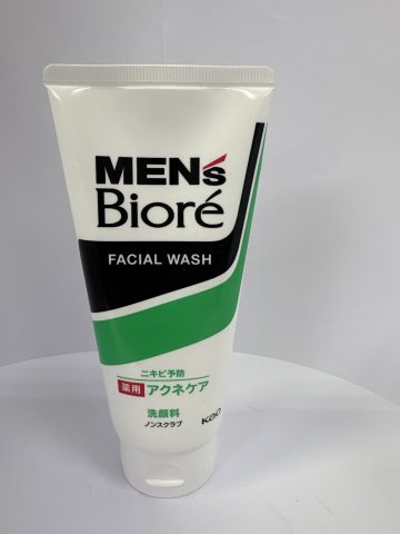 Biore碧柔男士洗面膏130G-暗瘡護理(綠)