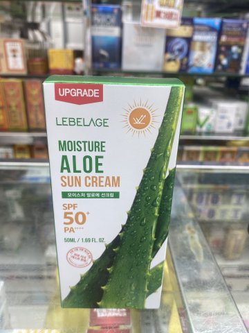 Lebelage蘆薈保濕防曬霜SPF50+PA+++50ml(新包裝)